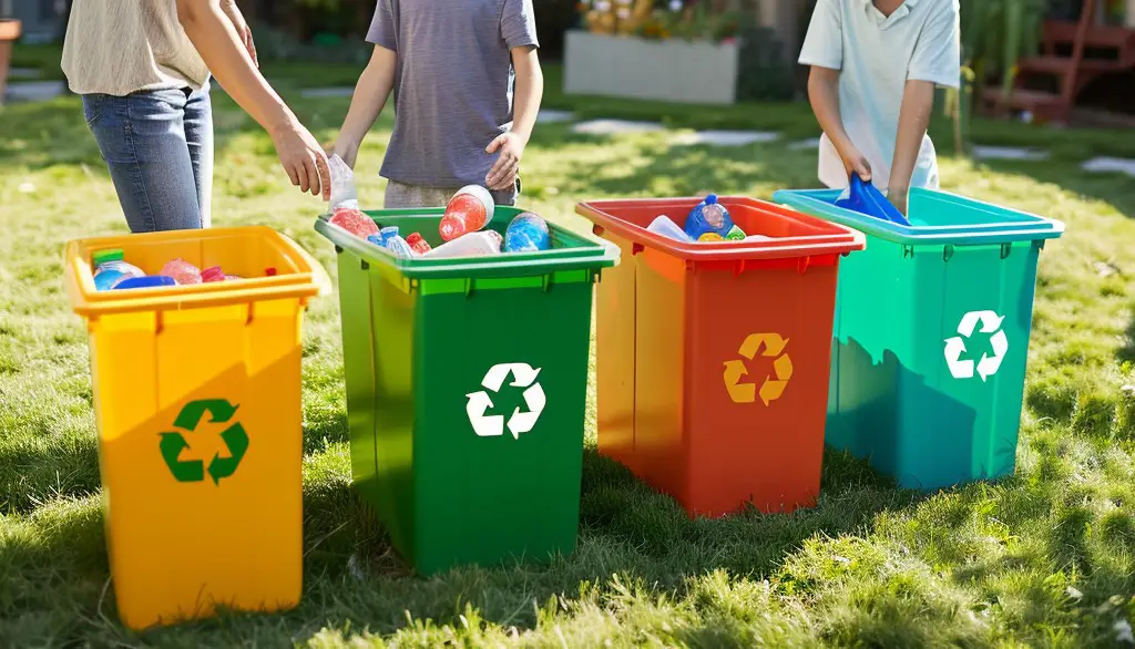 how should trash and recyclables be stored