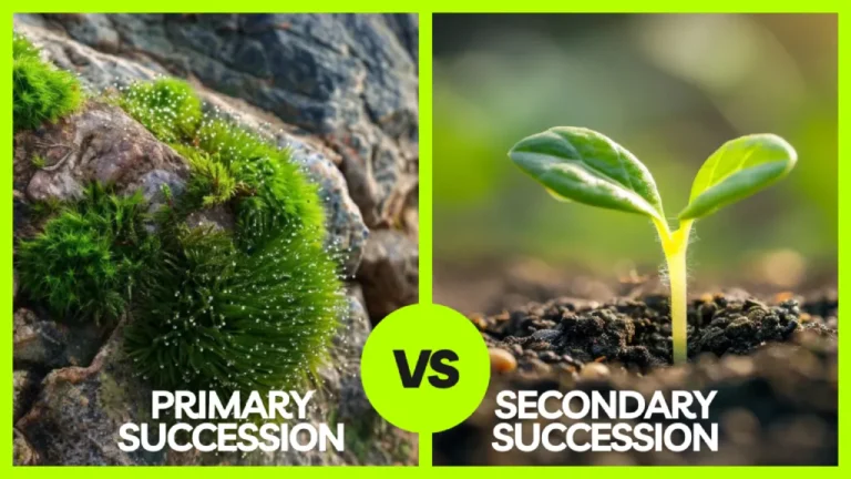 Primary vs secondary succession